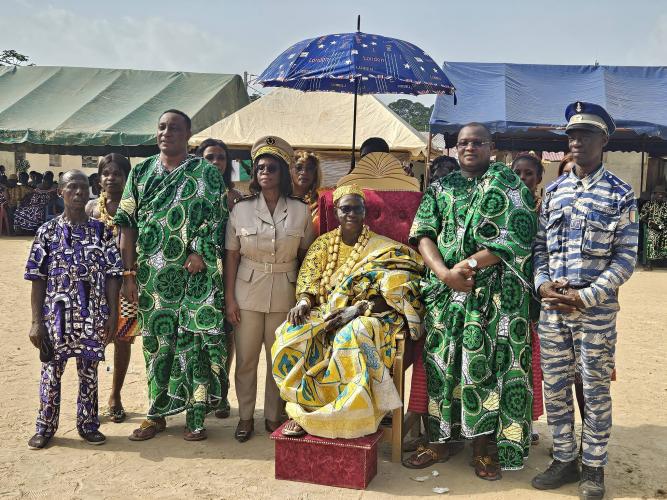 Côte d’Ivoire- Bécédi-Brignan : Intronisation du nouveau chef de Mafa-Mafou / Dr Michel Noufé apporte son soutien à  Benoit Hobi Yapi 
